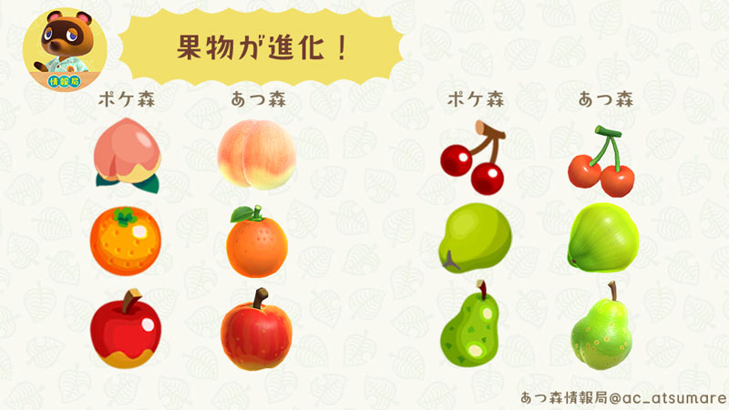 森 くだもの あつ 【あつ森】フルーツ(果物)の集め方と種類一覧｜食べるとどうなる？【あつまれどうぶつの森】